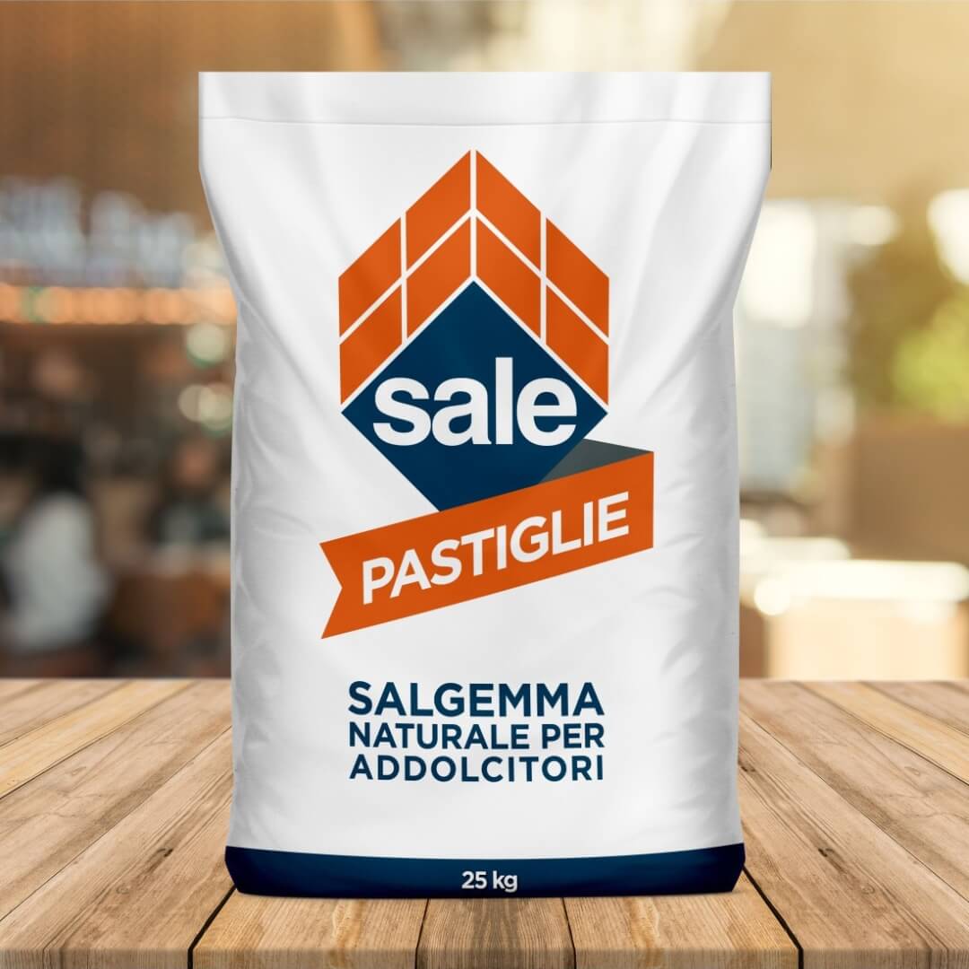 ITALKALI PASTIGLIE DI SALGEMMA SALE ADDOLCITORE SACCHI DA 25 KG – BANCALE DA 40 SACCHI - immagine 2