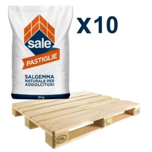 ITALKALI PASTIGLIE DI SALGEMMA SALE ADDOLCITORE SACCHI DA 25 KG – BANCALE DA 10 SACCHI