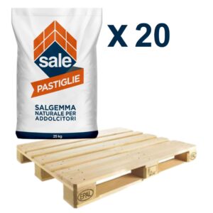 ITALKALI PASTIGLIE DI SALGEMMA SALE ADDOLCITORE SACCHI DA 25 KG – BANCALE DA 20 SACCHI