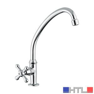 EMMEVI RUBINETTO A COLONNA DA 1/2" CON BOCCA GIREVOLE SERIE STELLA ART.17060 CROMO