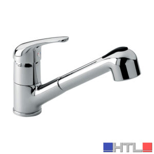 EMMEVI MISCELATORE LAVELLO CON DOCCETTA ESTRAIBILE ART.CR9065 CROMO