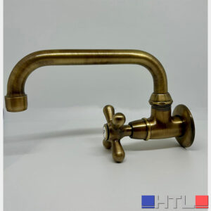 EMMEVI RUBINETTO A SNODO CON BOCCA A U BRONZO SERIE DECO' ART.12006U