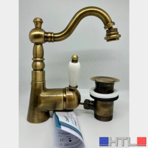 EMMEVI MISCELATORE BIDET CON SCARICO AUTOMATICO BRONZO SERIE LAGUNA ART.40514