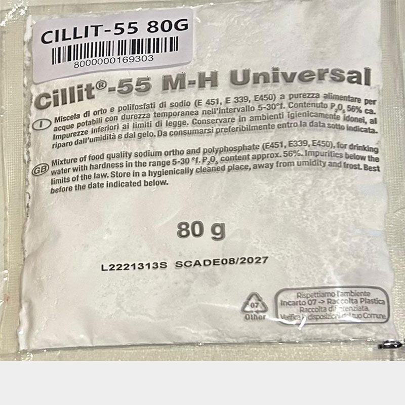 RICARICA CILLIT 55 M-H 12 BUSTINA DA 80 GRAMMI PER DOSATORE IMMUNO GR. 80X1 - immagine 2