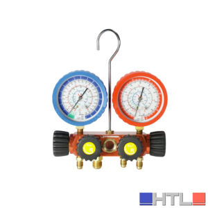 ROTHEMBERGER Gruppo manometrico a 4 vie II Plus, per R410A e R32