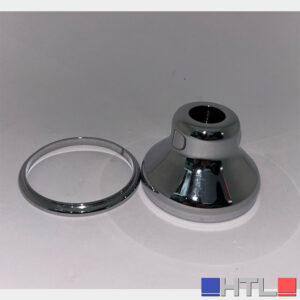 F.LLI FRATTINI CAPPUCCIO COMPLETO DI ANELLO CROMO R07007 SERIE DEDRA