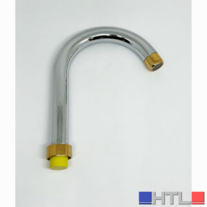 F.LLI FRATTINI CANNA PER LAVABO E LAVELLO CROMO/ORO R05017 SERIE DEDRA