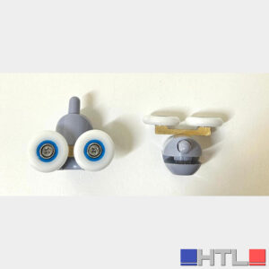 CUSCINETTO CON 2 RUOTE INFERIORI BOX DOCCIA 1 PZ "C"