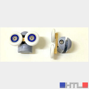 CUSCINETTO CON 2 RUOTE SUPERIORI BOX DOCCIA 1 PZ "D"