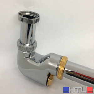 F.LLI FRATTINI SIFONE FUORI COLONNA PER LAVABO E BIDET 1"1/4 METALLO CROMO/ORO