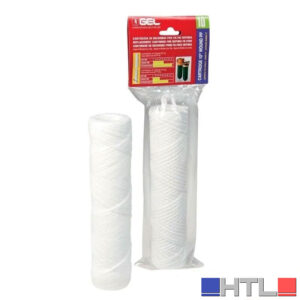CARTUCCIA 20 mcr PER FILTRO DEPURA 1000 PP GEL FILO AVVOLTO 10"  H cm 25