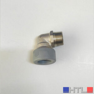 GOMITO OTTONE MASCHIO MM. 28×1″ THR COD. HR2128
