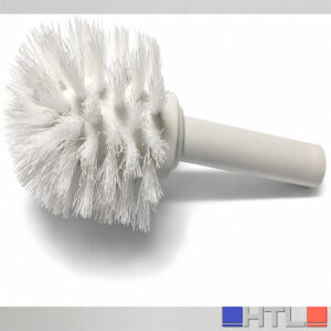 RICAMBIO SCOPINO WC LUNGHEZZA 12 cm SETOLE IN NYLON BUSSOLA OTTONE FILETTO M6