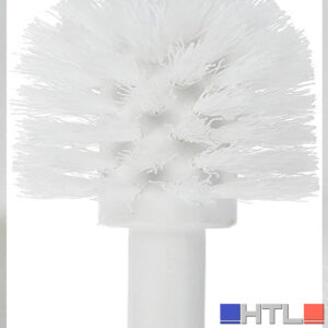 GTL - Ricambio Scopino Wc Con Setole Nylon Bussola Oottone Filetto M6, Lunghezza 5cm