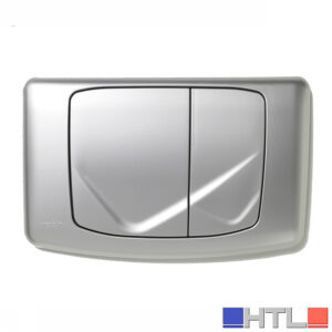 Placca Valsir Rios Angel doppio scarico CROMO SATINATO