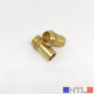 BUGATTI RACCORDO PORTAGOMMA MASCHIO 1''x 32 mm IN OTTONE TUBO PORTA GOMMA