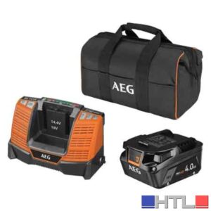 KIT ENERGY BATTIERIA E CARICABATTERIA 'SET L1840SHD' AEG 18V 4.0Ah
