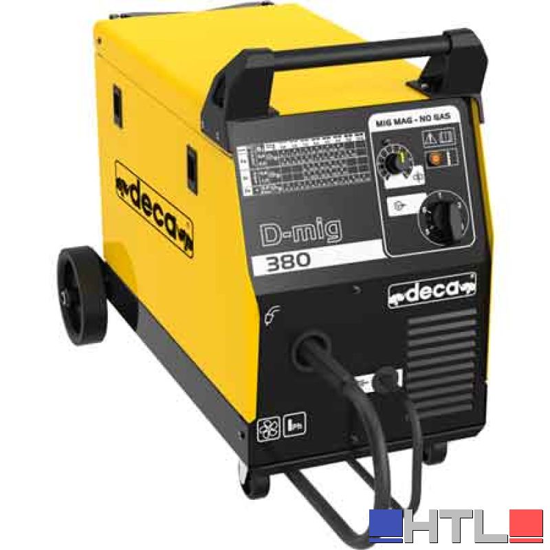 SALDATRICE A FILO 'D-MIG 380' Campo di regolazione: 35-160 Amp