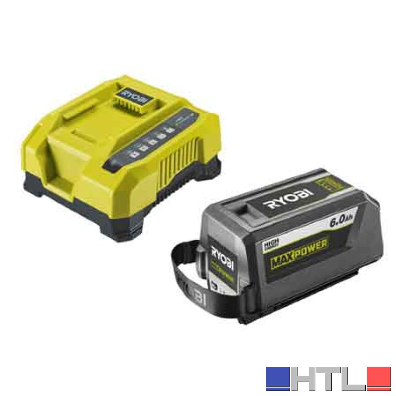 KIT ENERGY BATTERIA E CARICABATTERIA 'RY36BK60B-160' RYOBI 36V 6,0Ah