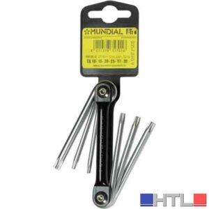 SET CHIAVI TORX MUNDIAL TX 10,15,20,25,27,30