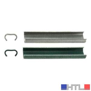 PUNTI IN STECCA PER PINZA RETE AUTOMATICA MUNDIAL Verdi, foro Ø 3-8 mm - Confezione 1000 pezzi