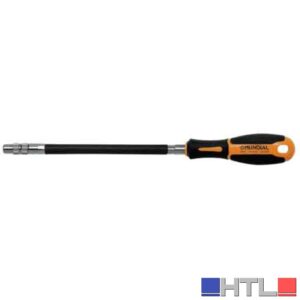 GIRAVITE FLESSIBILE CON PORTAINSERTI 1/4" MUNDIAL 190 mm