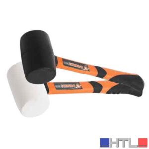 MAZZUOLA IN GOMMA M. FIBRA KENDO 450 gr - colore bianco