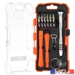 KIT RIPARAZIONE PER SMARTPHONE E PC 'PG17A' 17 pezzi