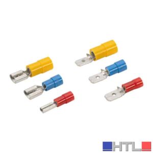 CAPICORDA PREISOLATO AD INNESTO Innesto Femmina 1,5 mm - Confezione 20 pezzi