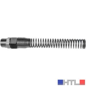 ATTACCO MASCHIO CON MOLLA Ø 6x8 mm - Fil. 1/4" (Confezione da 10 pezzi)