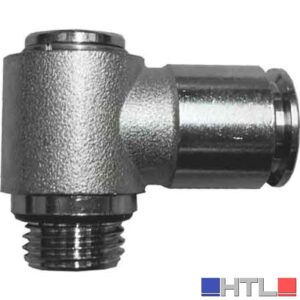 RACCORDO GIREVOLE A 'L' 1/4"x10 mm (Confezione da 10 pezzi)