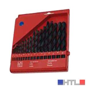 SERIE PUNTE 'RULLATE' PER FERRO IN ASTUCCIO 19 pezzi - 1÷10 mm