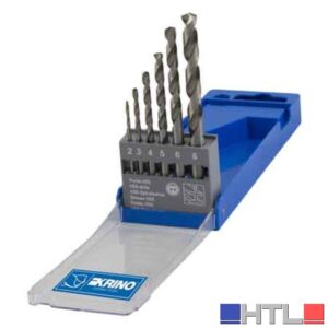 SERIE PUNTE 'RULLATE' PER FERRO KRINO 10 pezzi - 1÷10 mm x 1
