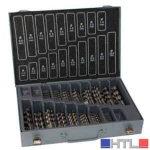 SERIE PUNTE 'FRESATE' PER FERRO ECEF 170 pezzi - 1÷10 mm x 0,50