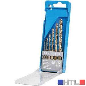 SERIE PUNTE 'HSS COBALTO 5%' IN ASTUCCIO KRINO 10 pezzi - 1÷10 mm x 1