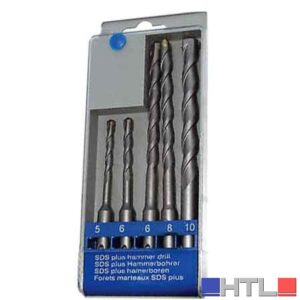 SERIE PUNTE SDS-PLUS 5 pezzi - 5÷10 mm