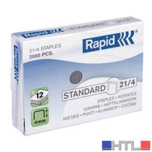 PUNTI PER CUCITRICE '21/4' H. 4 mm - Confezione 2000 pezzi