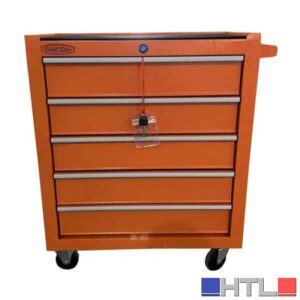 CARRELLO PORTAUTENSILI CON 5 CASSETTI cm 69x33x77,2h