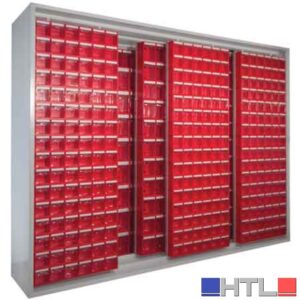 ARMADIO METALLICO PORTAMINUTERIA 'SLIDE' Art. 601, 1 Scorrevole - 127x40x196,5h cm