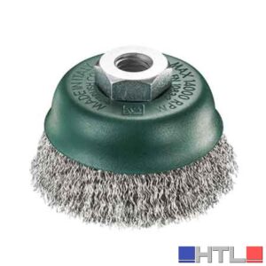SPAZZOLA A TAZZA INOX SIT Ø 80 mm