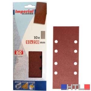 FOGLIO ABRASIVO 93X230 MM Grana 120 - 10 pezzi
