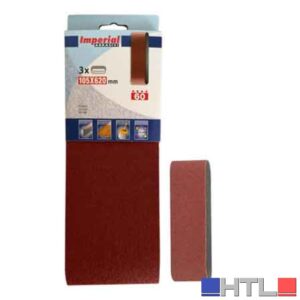 NASTRO ABRASIVO 105X620 MM Grana 120 - 3 pezzi