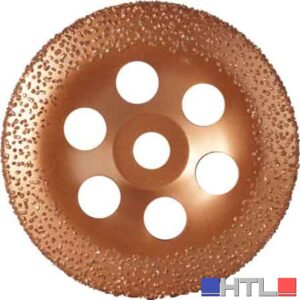 DISCO ABRASIVO 'CARBIDE' Ø 115x22 mm - grana media