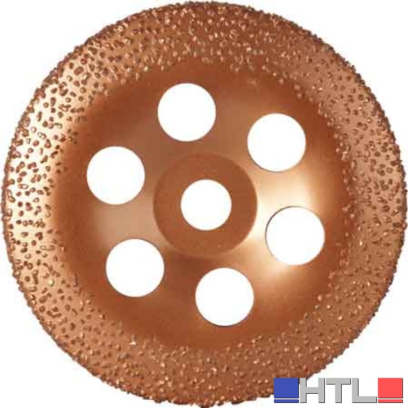 DISCO ABRASIVO 'CARBIDE' Ø 115x22 mm - grana media