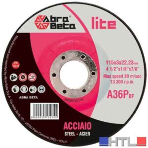 DISCO DA TAGLIO PER FERRO ABRA BETA Ø 115x3,2 mm