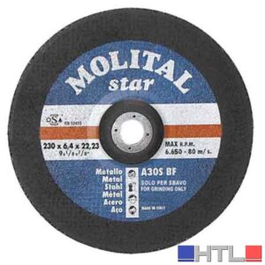 DISCO DA SBAVO PER FERRO MOLITAL Ø 115x6,0 mm