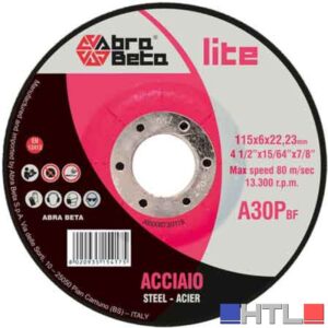 DISCO DA SBAVO PER FERRO ABRA BETA Ø 115x6,0 mm
