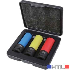 SET CHIAVI A BUSSOLA MACCHINA CON INSERTI POLIMERICI ART. 720LC/C3 BETA 3 pezzi (17-19-21 mm)
