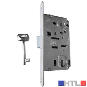 SERRATURA PER PORTE IN LEGNO 'PATENT B-BITTER' BONAITI E50 - Cromo opaco