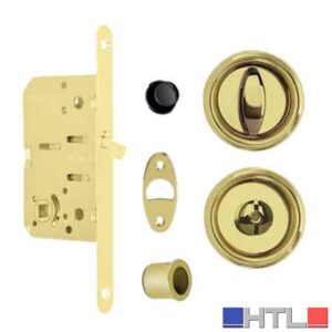 KIT PER PORTE SCORREVOLI CON NOTTOLINO AGB E50 - Cromata opaca